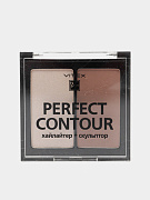 Контуринг палетка Vitex Perfect Contour, тон 01 Taupe