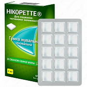 Жевательная резинка Nicorette