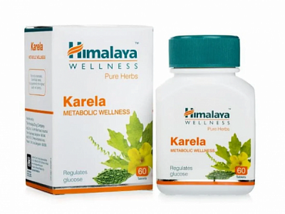 Капсулы Himalaya Karela Metabolic Wellness:uz:Kapsulalar Himolaya Karela Metabolik Wellness