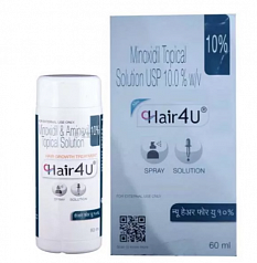 Cпрей для роста волос Hair4U Minoxidil 10%:uz:Hair4U Minoxidil 10% soch o'sishi spreyi
