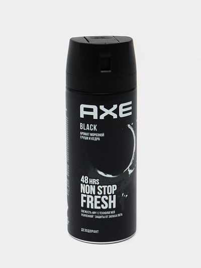 Дезодорант-спрей для мужчин Axe Black, аромат морозной груши и кедра, 150 мл