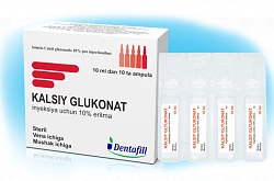 Kalsiy Glyukonat