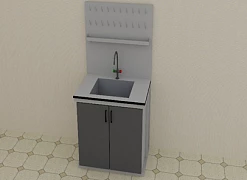 Laboratoriya dastgohi-yuvish 900*650*1700 mm, 1-model