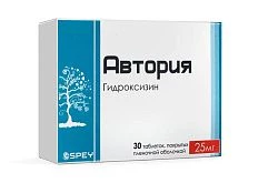 АВТОРИЯ таблетки 25мг N30