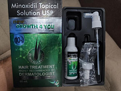 Лосьон-спрей для роста волос Миноксидил 10 %:uz:Soch o'sishi uchun loson spreyi Minoxidil 10%