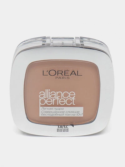 Пудра L'Oreal Paris Alliance Perfect R3 Бежево-розовый