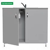 Столы-мойки двойные лабораторные (1200-СМдТЛ TRESPA)