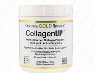 Коллагеновая добавка California Gold Nutrition CollagenUр (464 гр.)