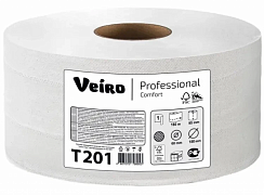 O'rta rulonli hojatxona qog'ozi T201 Veiro Professional Comfort
