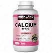Кальций + Витамин D3 Kirkland Calcium 600mg (500 шт.)
