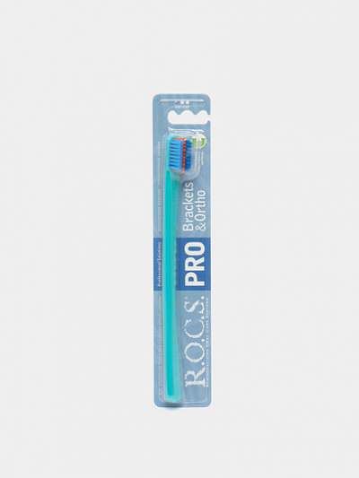 Зубная щетка R.O.C.S. Pro Brackets & Ortho, мягкая