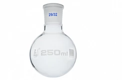 Колба круглодонная 250 мл, шлиф 29/32 :uz:Dumaloq tubli kolba 250 ml, shlif 29/32 