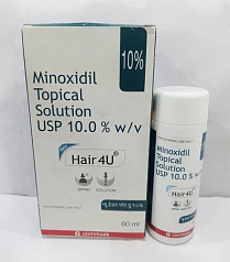 Cпрей для роста волос Hair4U Minoxidil 10%:uz:Hair4U Minoxidil 10% soch o'sishi spreyi