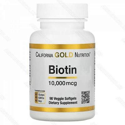 Биoтин, 10 000 мкг, 90 вeгeтapиaнcкиx кaпcул:uz:Bioti, MK 10 000, 90 vegetarian kapsulalarida