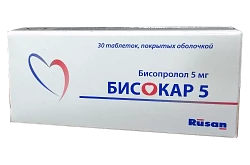 БИСОКАР таблетки 5мг N30