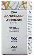 BEKLOMETAZON AERONATIV aerozol dlya ingalyasiy 100mkg 200 doz