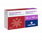 РОЗАТОМАКС капсулы 20мг/100мг N30