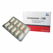 SIPROZOL NV tabletkalari 500mg/600mg N10