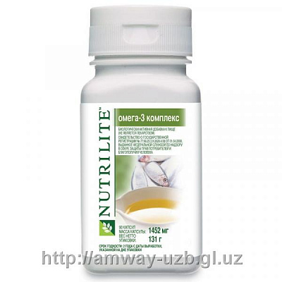 NUTRILITE омега-3 комплекс:uz:NUTRILITE omega-3 kompleksi