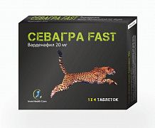 СЕВАГРА ФАСТ таблетки 20мг N4