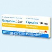 ЦИПРАЛЕКС 0,01 таблетки N28