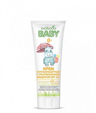 Солнцезащитный крем SPF50 Svoboda Baby