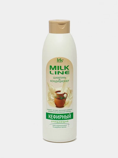 Шампунь кондиционер Iris Cosmetic Milk Line Кефирный, 1000 мл