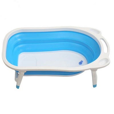 Портативная складная ванна YP-01 (цвет голубой)