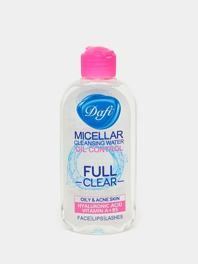 Мицеллярная вода для жирной кожи, Dafi Full Clear, 200 мл