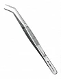 Пинцет зубной изогнутый 147 мм:uz:Egri tishli pinset 147 mm