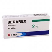 SEDAREKS tabletkalari 2mg N30