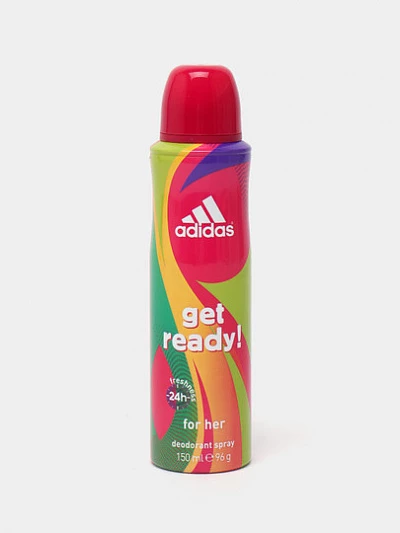 Дезодорант спрей Adidas Get Ready!, женский, 150 мл
