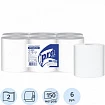 Полотенца бумажные для диспенсера TORK, Protissue 2сл.150м 6 рул С222:uz:TORK dispenser uchun qog'oz sochiqlar, Protissue 2ply.150m 6 rulo C222