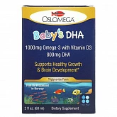 Oslomega, Норвежская серия, докозагексаеновая кислота (ДГК) с витамином D3 для детей, 60 мл:uz:Oslomega, Norvegiya seriyasi, bolalar uchun D3 vitamini bilan dokosaheksaenoik kislota (DHA), 60 ml