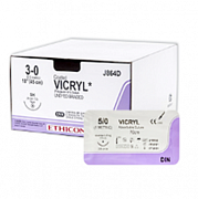 Vicryl 1 4 metrli igna bilan 40 mm 90 sm No 1