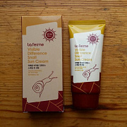 Солнцезащитный крем с муцином улитки visible difference snail sun cream sppf50 pa+++ 70г 5590 FarmStay (Корея)