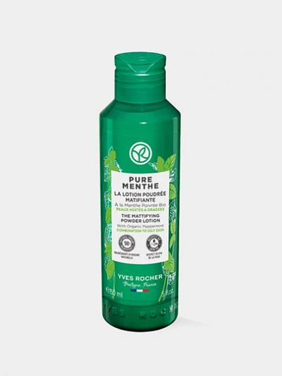 Матирующий лосьон-пудра с перечной мятой Yves Rocher Pure Menthe, 150 мл