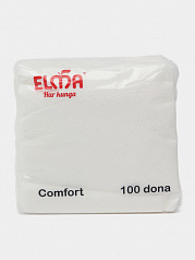 Бумажные салфетки Elma Comfort, 280x280 мм, 100 шт