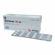 BETAGIS tabletkalari 16mg N30