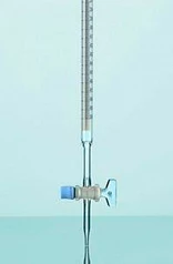 Бюретка 1-1-2- 10-0,1 с одноход.кр.:uz:Burette 1-1-2-10-0.1 bir tomonlama kr bilan.
