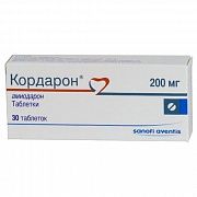 КОРДАРОН таблетки 200мг N30