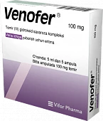 VENOFER inyeksiya uchun eritma 5ml 20mg/ml N5