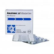 АКАТИНОЛ МЕМАНТИН 0,01 таблетки N30