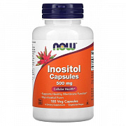 Now Foods, Inositol Caps, 500 mg, 100 Veg Capsules