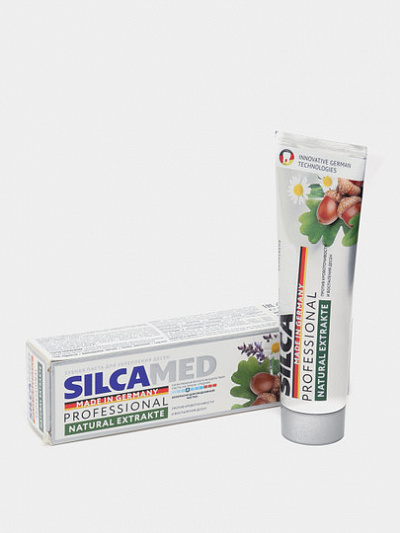 Зубная паста SILCAMED Natural Extrakte, 100 мл