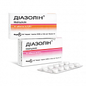 DIAZOLIN tabletkalari 500mg N10