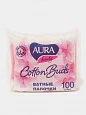 Ватные палочки в пакете AURA, 100 шт