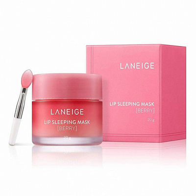 Ночная восстанавливающая маска для губ с вишней Laneige Lip Sleeping Mask Berry, 20 г