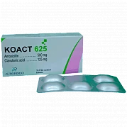 KOAKT 625 tabletkalari 500mg+125mg N15