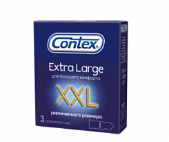 Презервативы Contex Extra Large № 3 (увеличенного размера):uz:Contex Extra Large prezervativlari №3 (katta o'lchamli)
